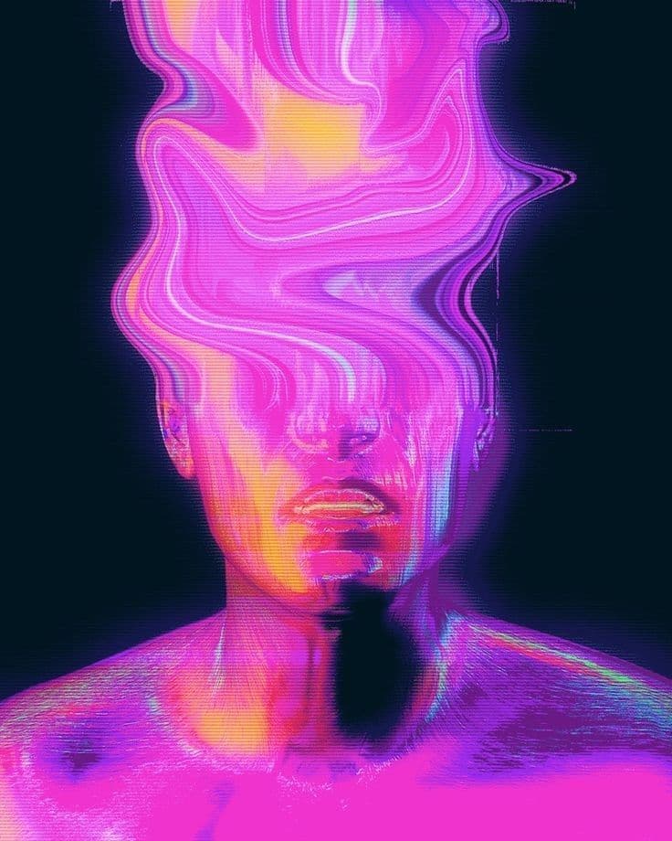 Kiwi Pop hero, anime portrait holding a swirl lollipop